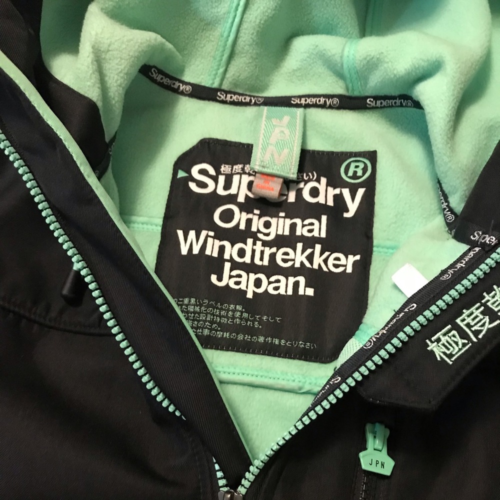 XS small superdry JAPAN GREEN, LIME JACKET